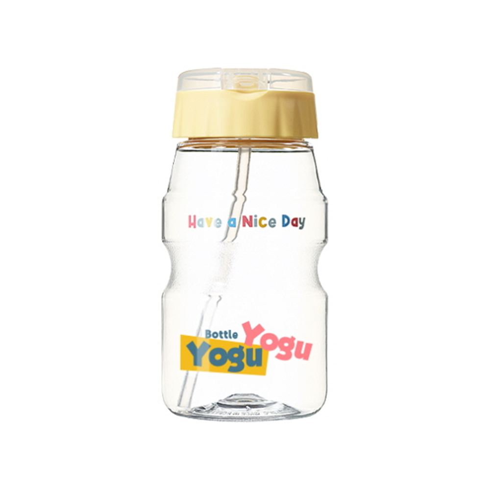 Komax Yogu Straw Water Bottle, 460 ml