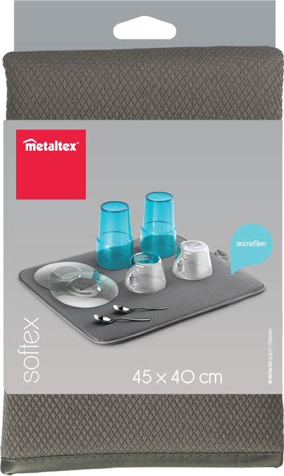 Metaltex Microfiber Drying Mat, Carded, 45X40 Cm