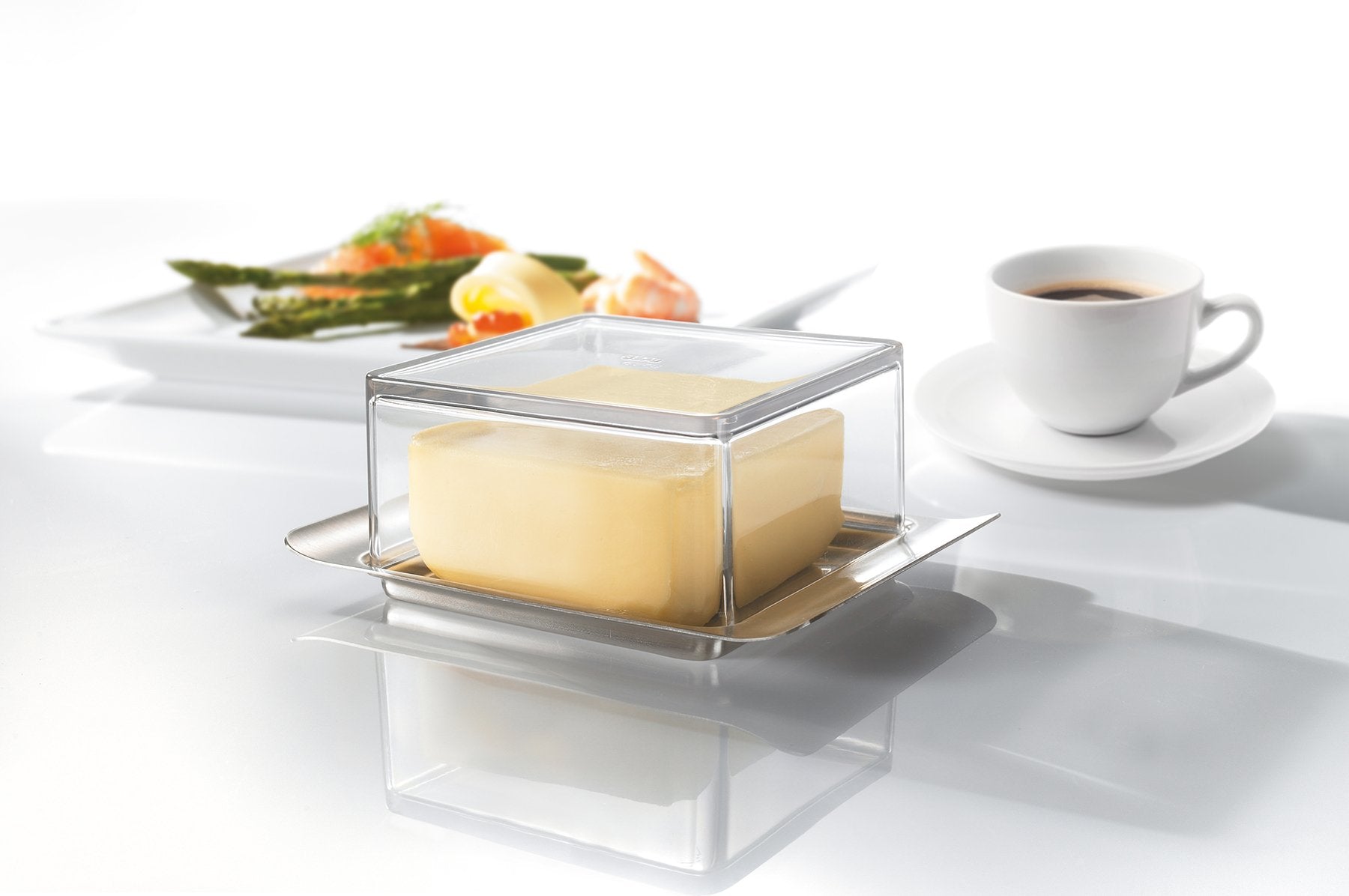 GEFU Butter Dish Brunch, 125 G - Whole and All
