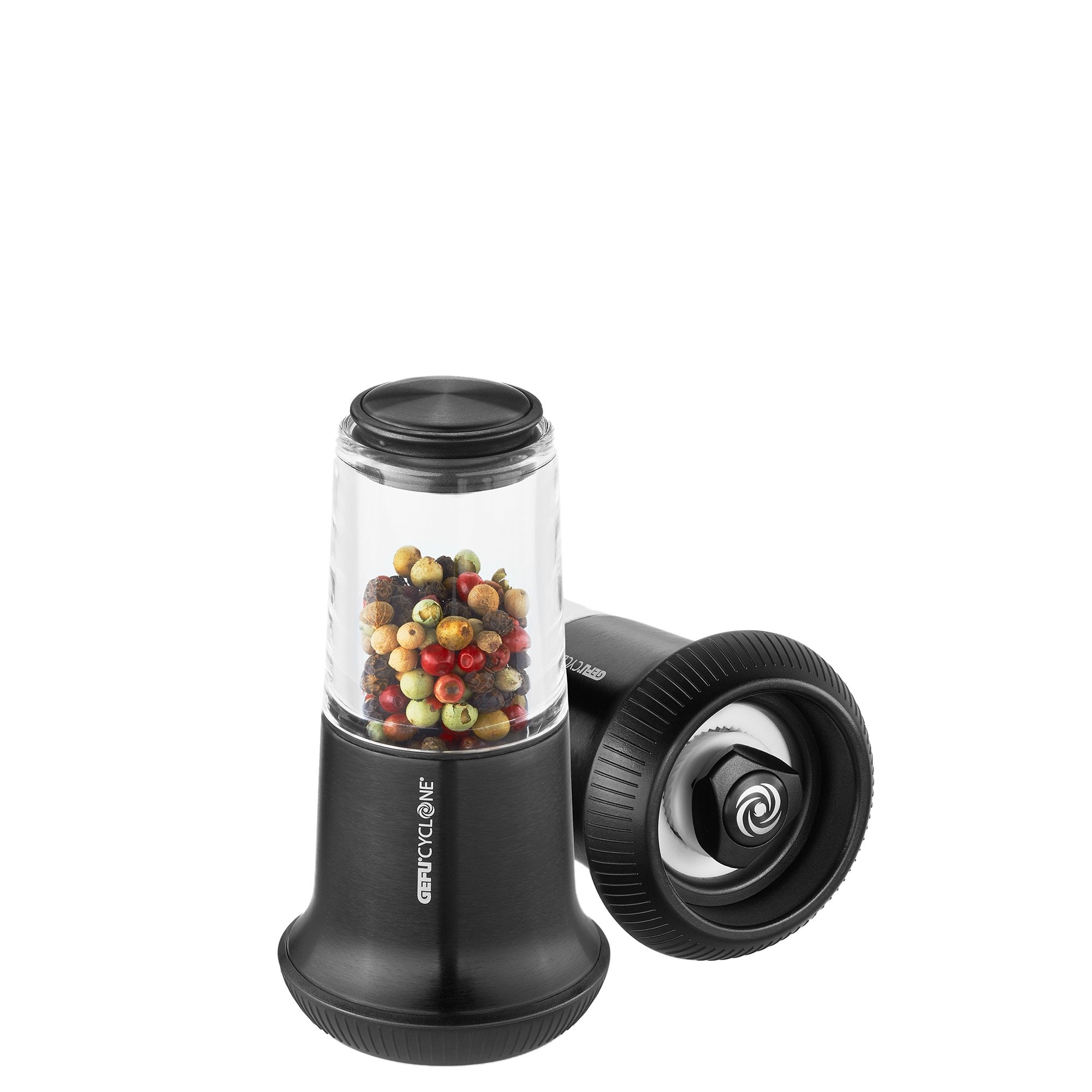 GEFU Salt Or Pepper Mill X-Plosion®, S Black - Whole and All