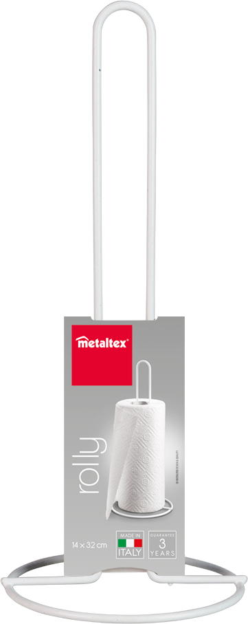 Metaltex Ldpe Plastic Holder For Kitchen-Paper, 14X32 Cm