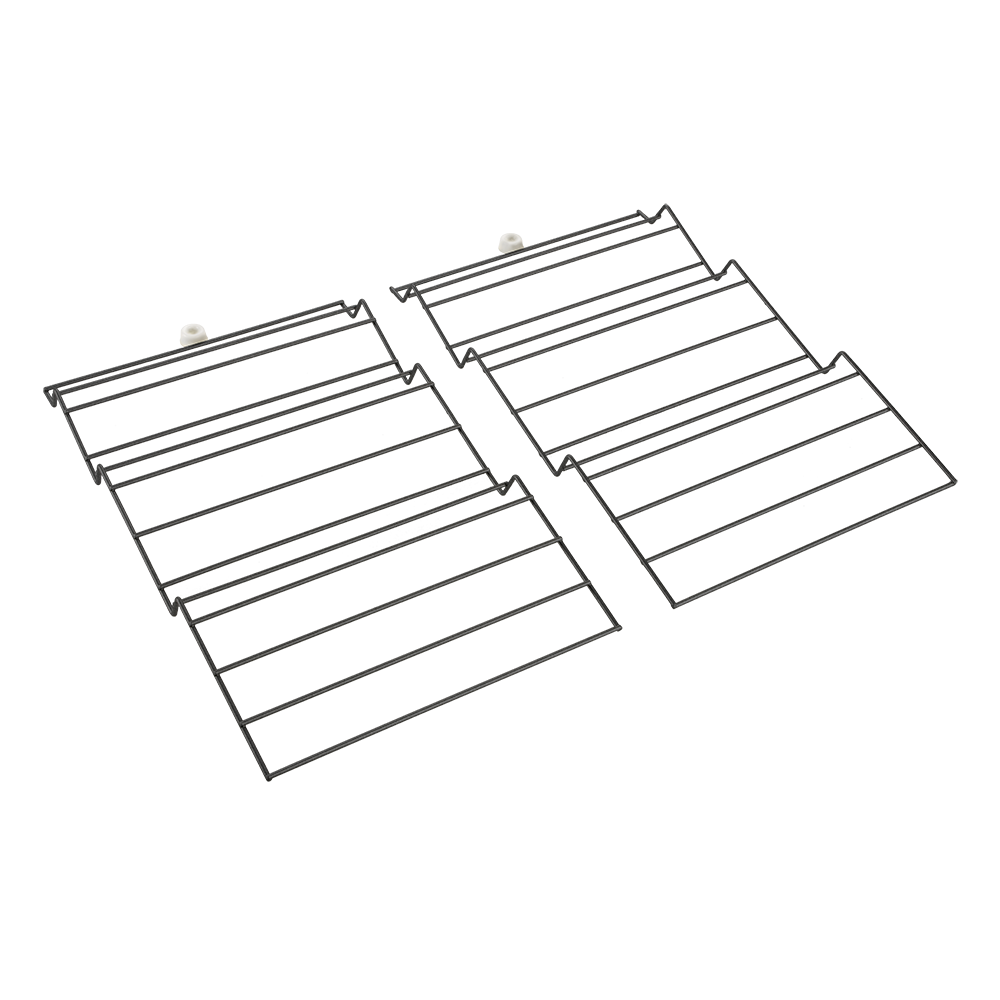 رف توابل درج قابل للتعديل بطلاء بوليثيرم من ميتالتكس ، ممشط ، 26/51 × 47 × 3 سم