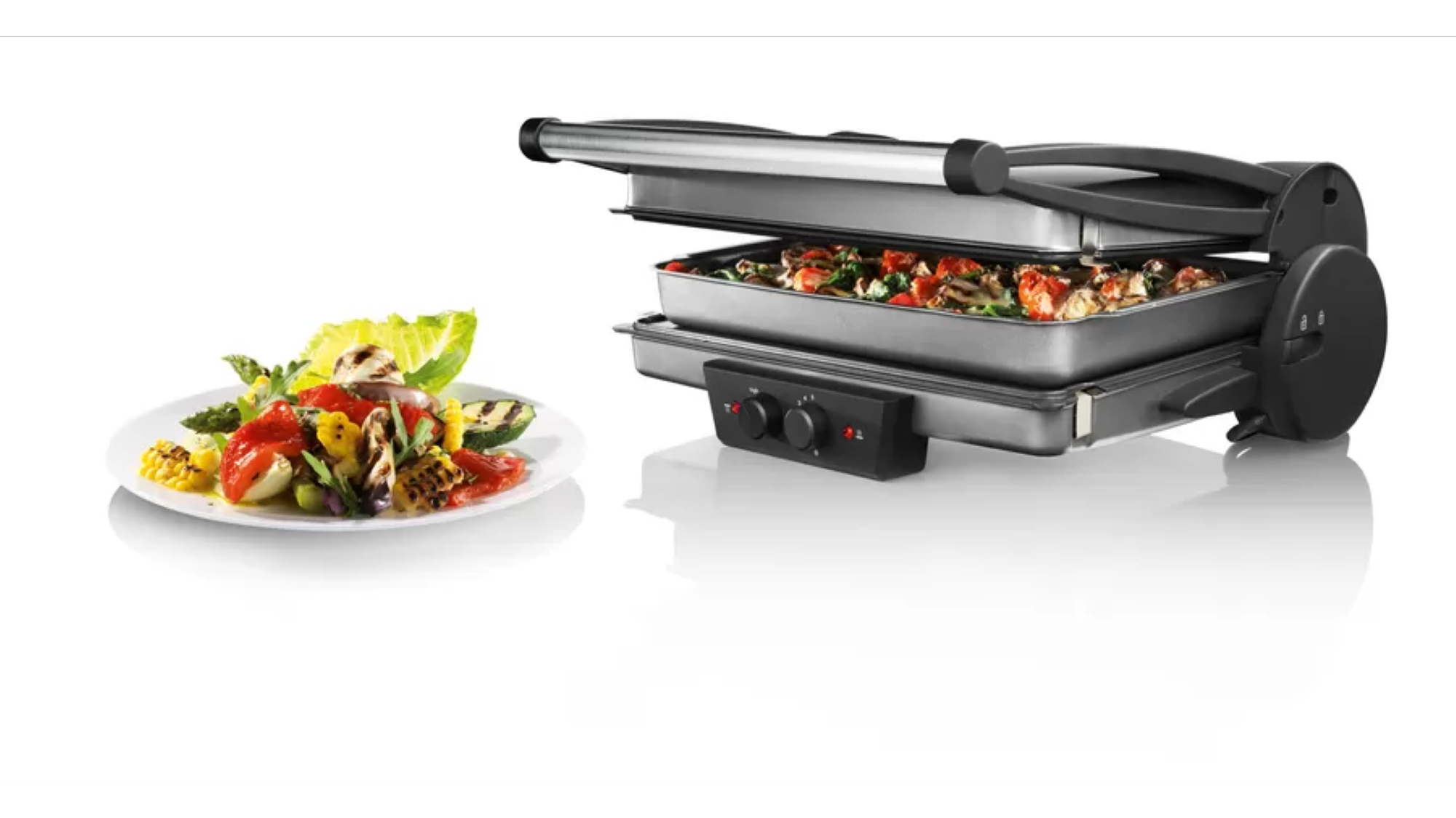 Bosch Contact Grill 2000W Silver - Whole and All