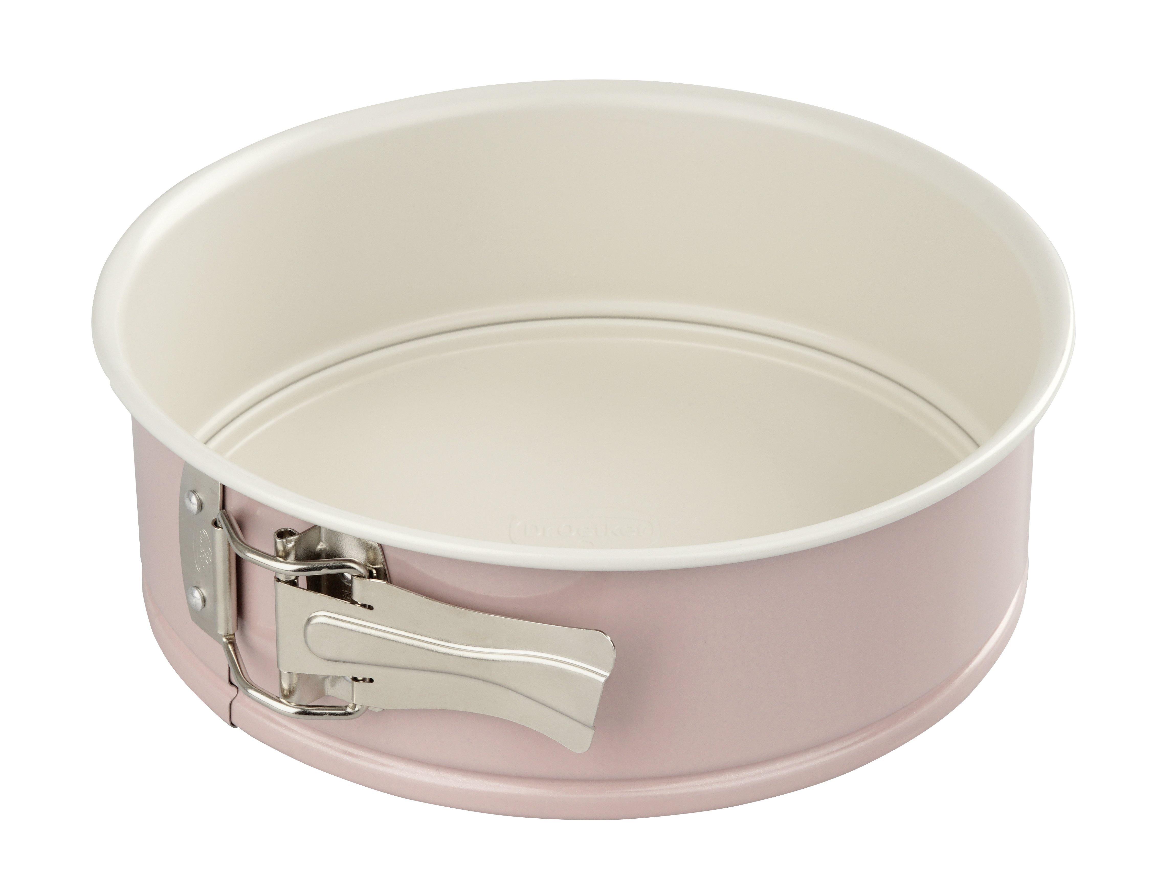 Dr. Oetker "Retro" Springform Steel Plate With Ceramic Reinforced Non-Stick Coating, Rose/CrÃ¨me, 20X7 Cm - Whole and All