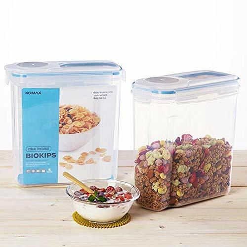 Komax Biokips Extra Large Food Containers, 20lb Food Storage Bins with Lids  & Scooper, BPA Free Airtight Kitchen Storage Containers to Store Dry Food