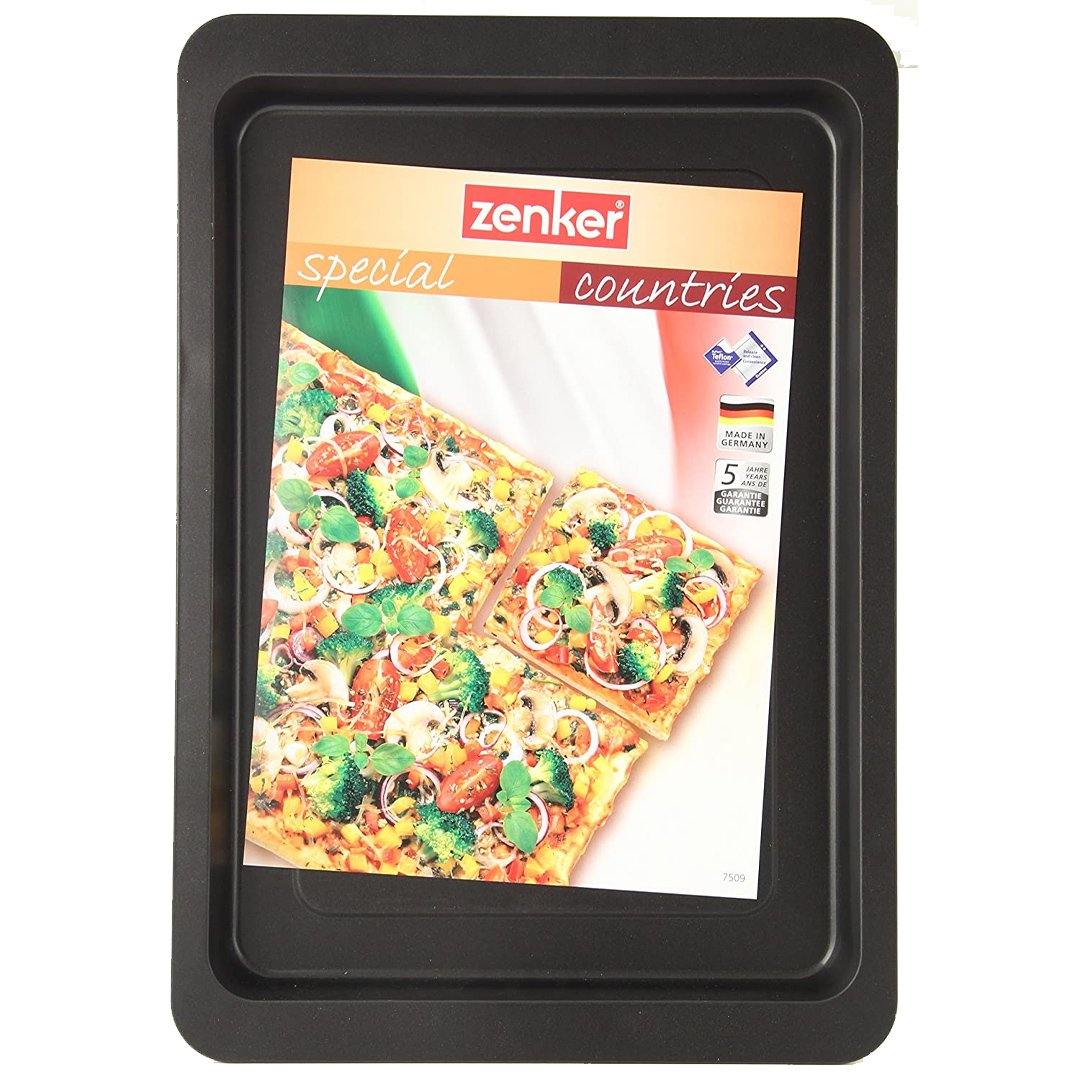 Zenker  "Special Countries" Pizza Tray, Black, 42X29X2.5 cm - Whole and All