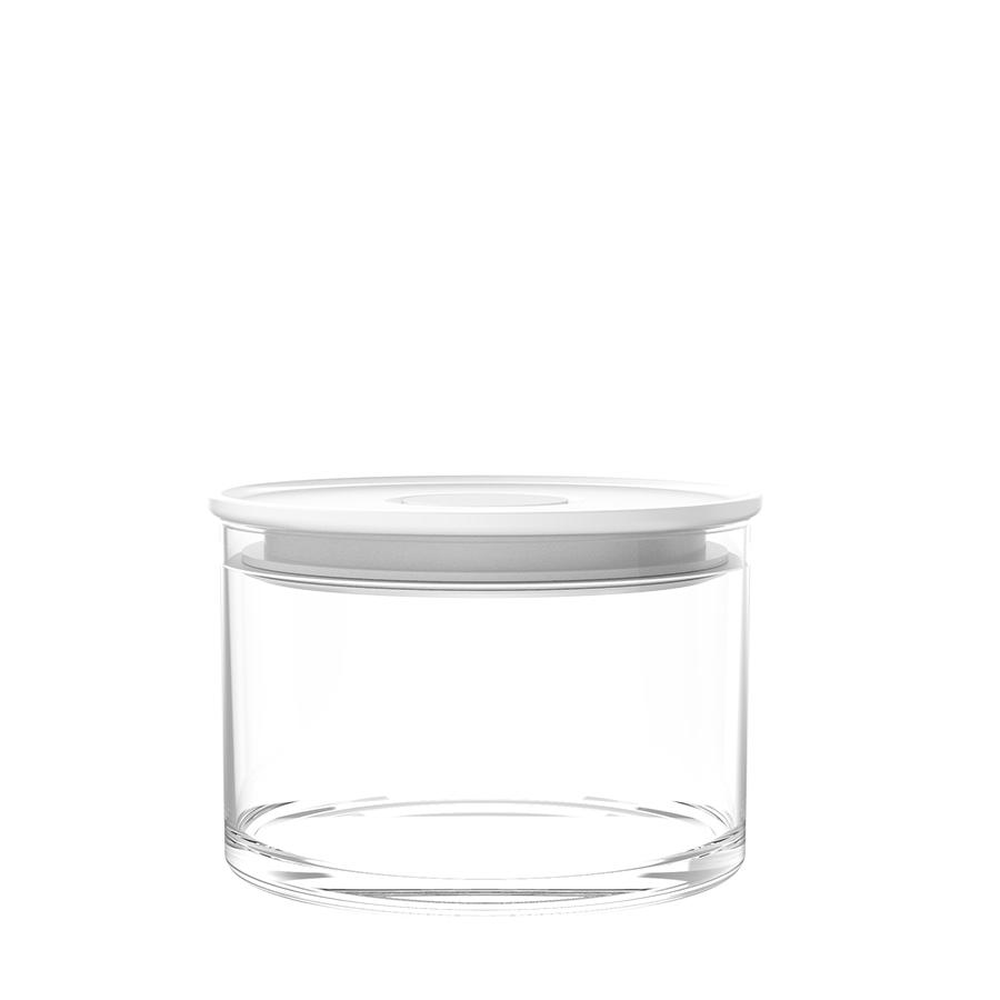 Ocean Norma Jar White Lid, 385 ml