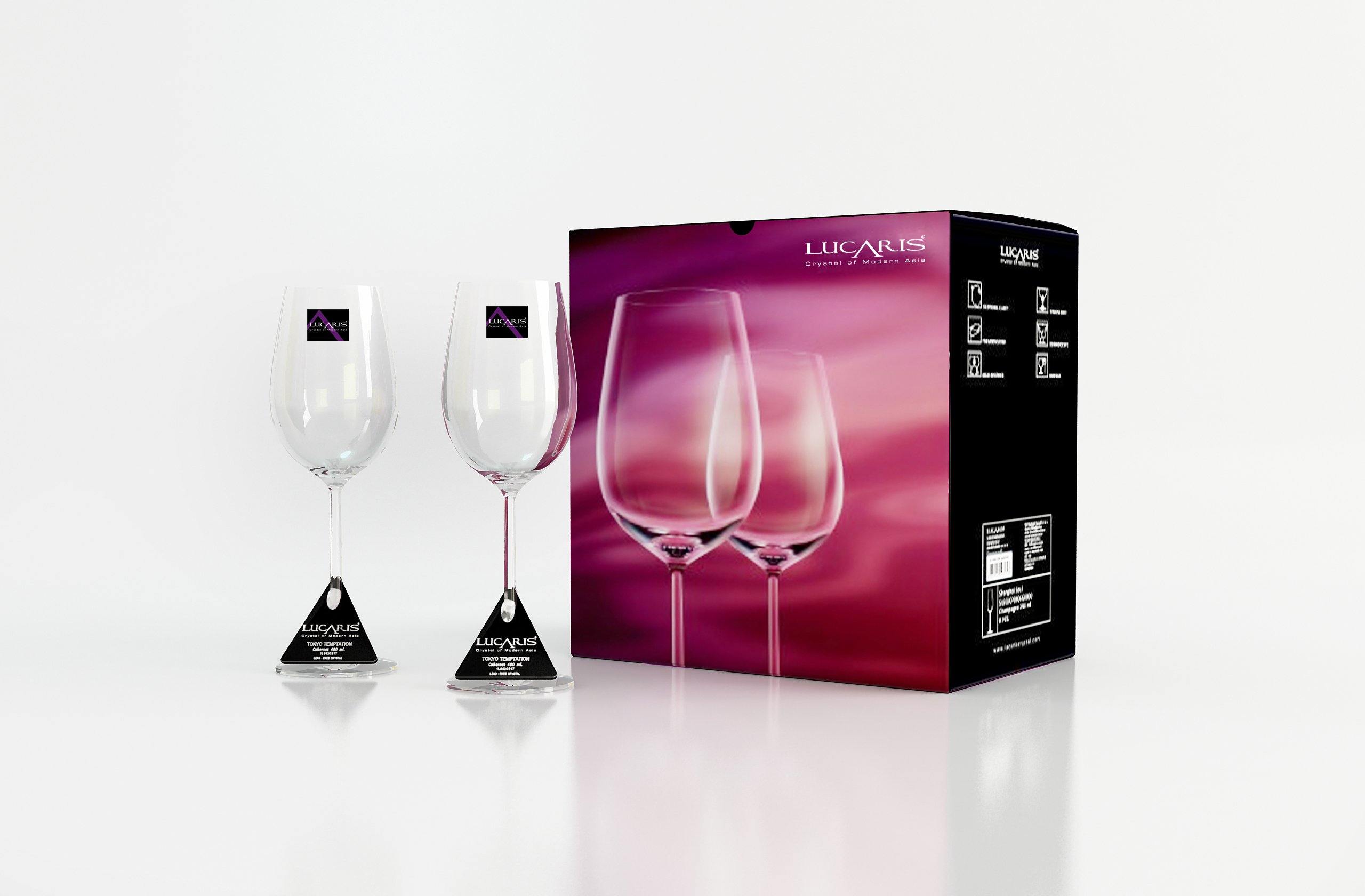 Lucaris Crystal Shanghai Chardonnay - Set Of 6 Pcs - Whole and All