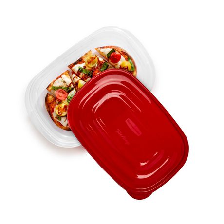 Rubbermaid Takealongs Rectangle Food Storage Container, 950ml (3 Pack)