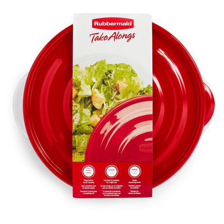 Rubbermaid Serving Bowl Food Storage Container, 3.7 (2 Pack)