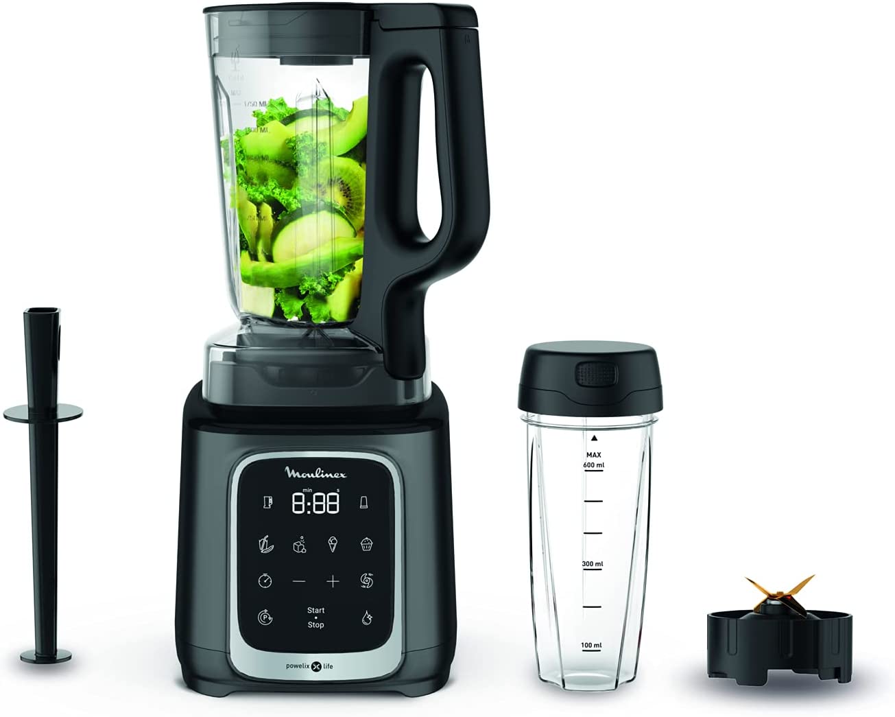 Moulinex High Speed Blender, 1600W (Black)