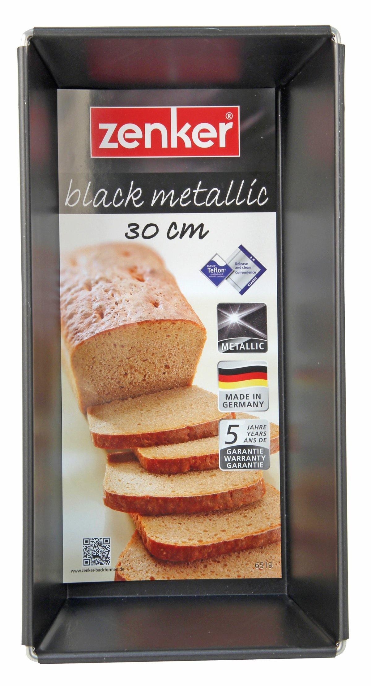 Zenker  "Black/Metallic" Bread Baking Tin, 31X16X10 cm - Whole and All