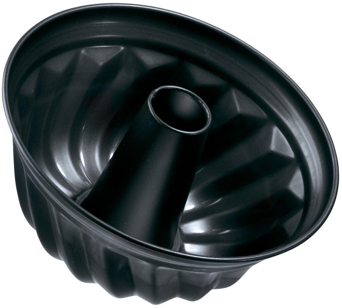 Zenker  "Black/Metallic" Non-Stick Carbon Steel Bund Pan, 25X11.5 cm - Whole and All