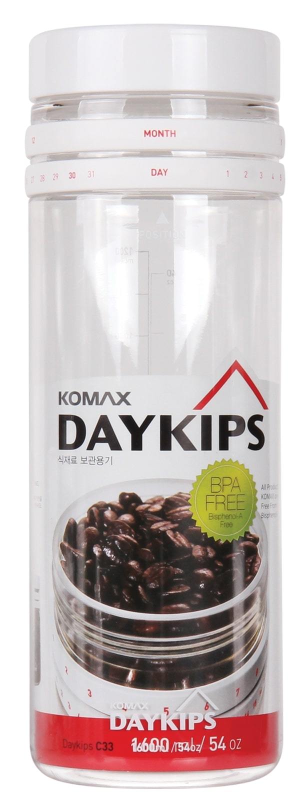 Komax Daykips Dry Food Canister, 1.6 L