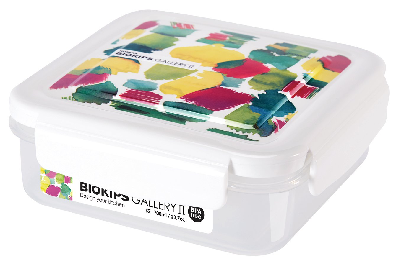 Komax Biokips Gallery II Square Food Storage Container, 700 ml
                Komax Biokips Gallery II Square Food Storage Container, 700 ml