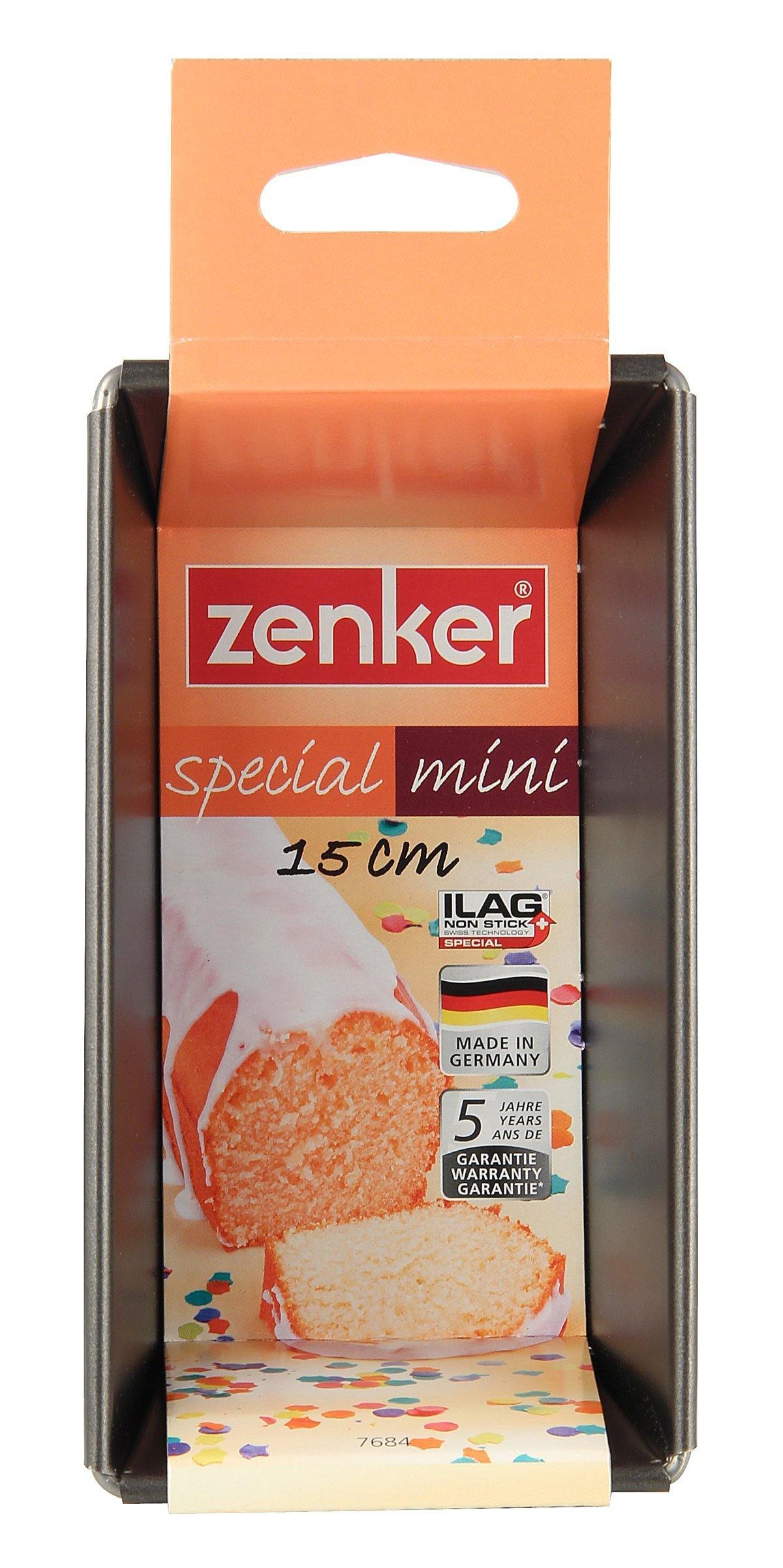Zenker  "Special Mini" Baking Tin, Black, 16X8.5X5.5 cm - Whole and All