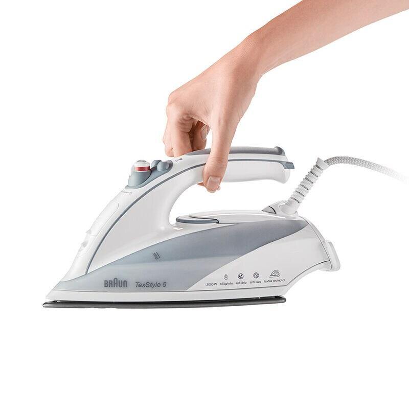 Braun Texstyle 5 Steam Iron, 2000W (Grey) - Whole and All