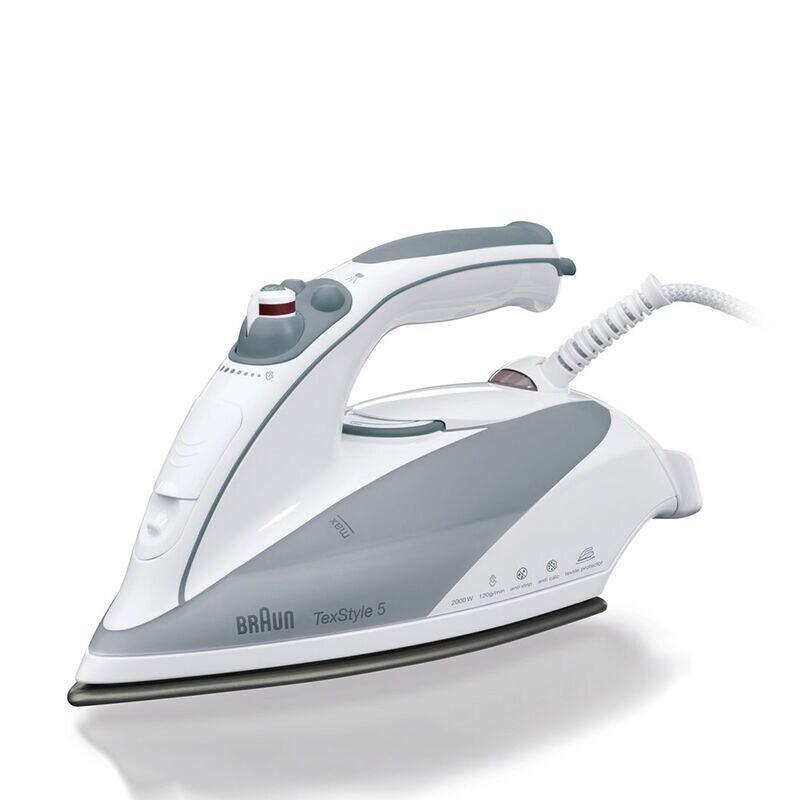 Braun Texstyle 5 Steam Iron, 2000W (Grey) - Whole and All