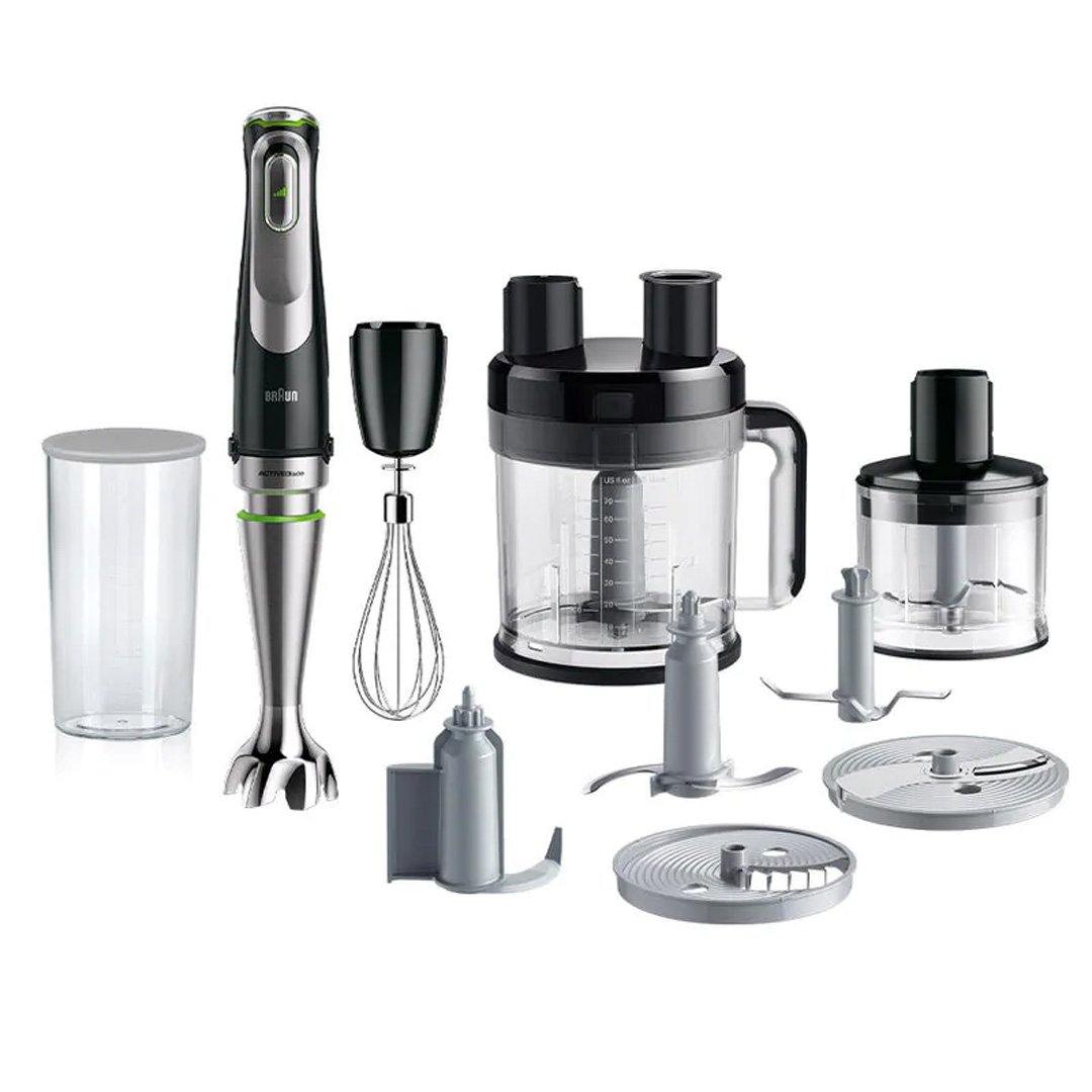 Braun Multiquick 9 Hand Blender, Stainless Steel, 1000W (Black) - Whole and All