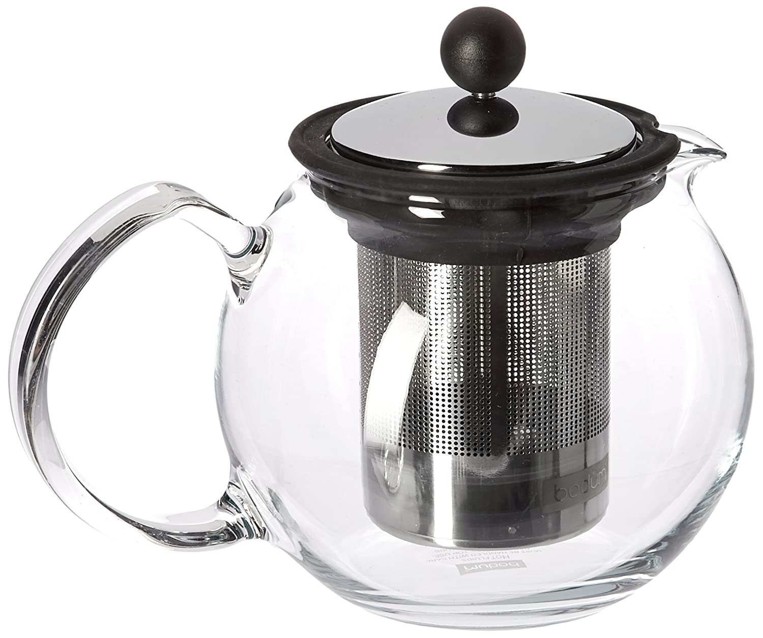 Bodum Assam Tea press with s/s filter, 0.5 l, 17oz, Shiny