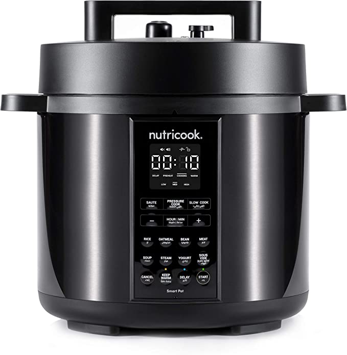 Nutricook  Smart Pot 2 12 Programs, 8L, 1200W (BLACK)
