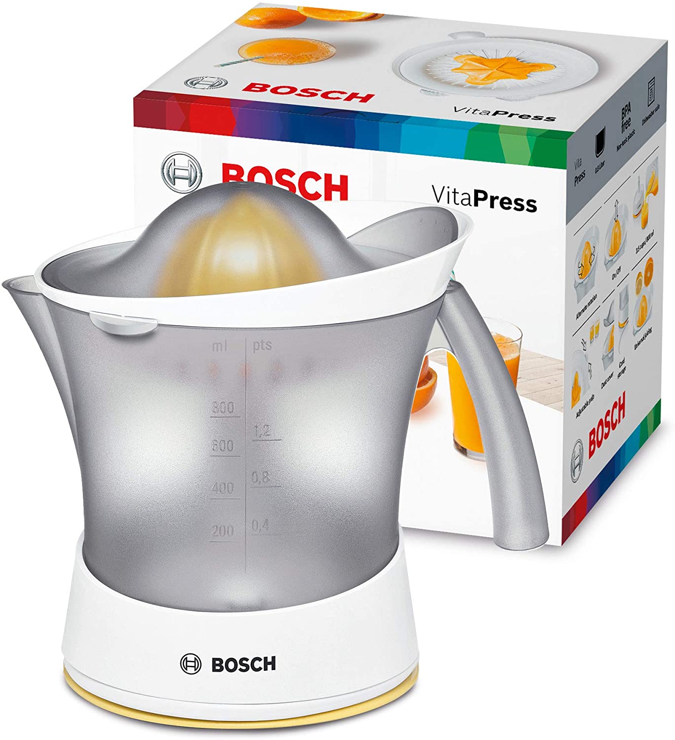 Bosch , Citrus sqeezer with a Power of (25 W )White /Yellow