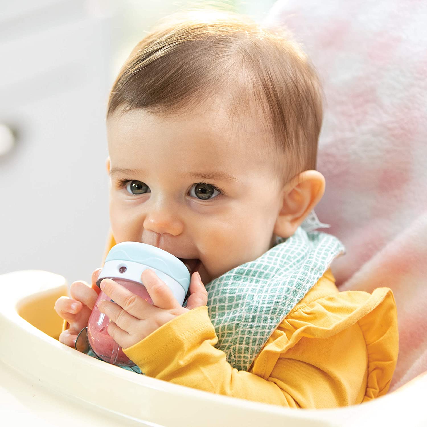 Nutribullet Baby Food Blender, 200W, 400ml, White/Turquoise