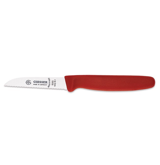 Giesser Vegetable Knife, Wavy Edge, 8 cm