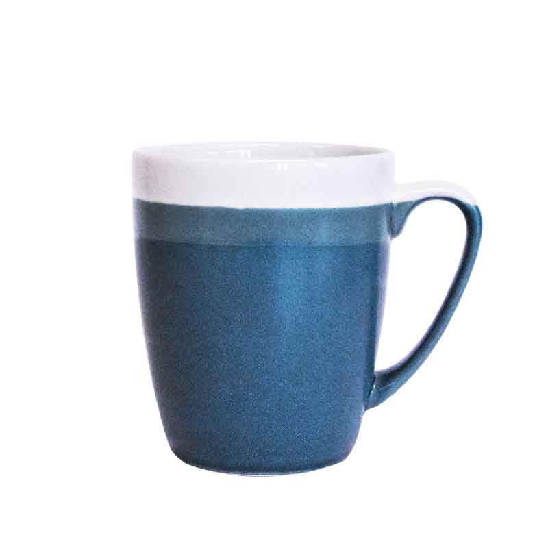 Churchill Cosy Blends Oak Stone Blue Mug, 400 ml - Whole and All