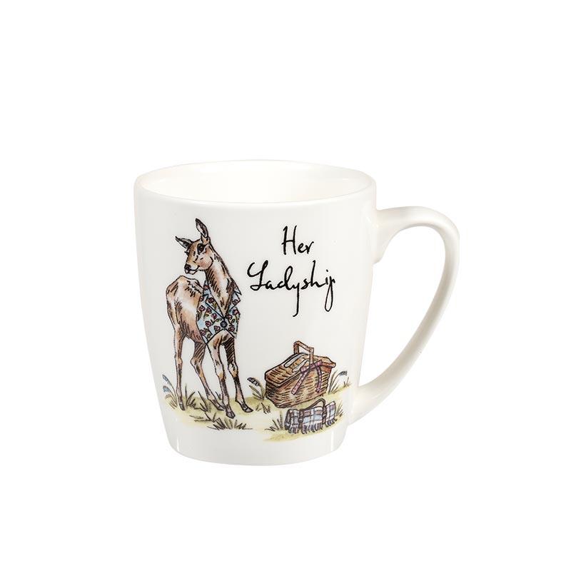 Churchill Country Pursuits Acorn Mug Her Ladyship, 300 ml - Whole and All