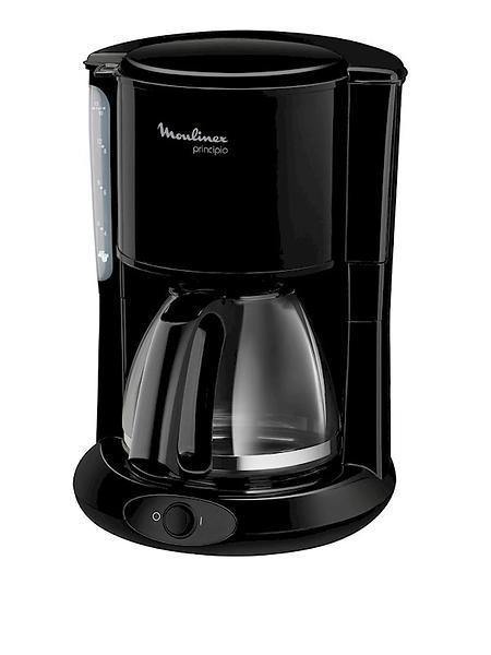 Moulinex Coffee Maker With Glass Jar, 10 Cups, 800W (Black)