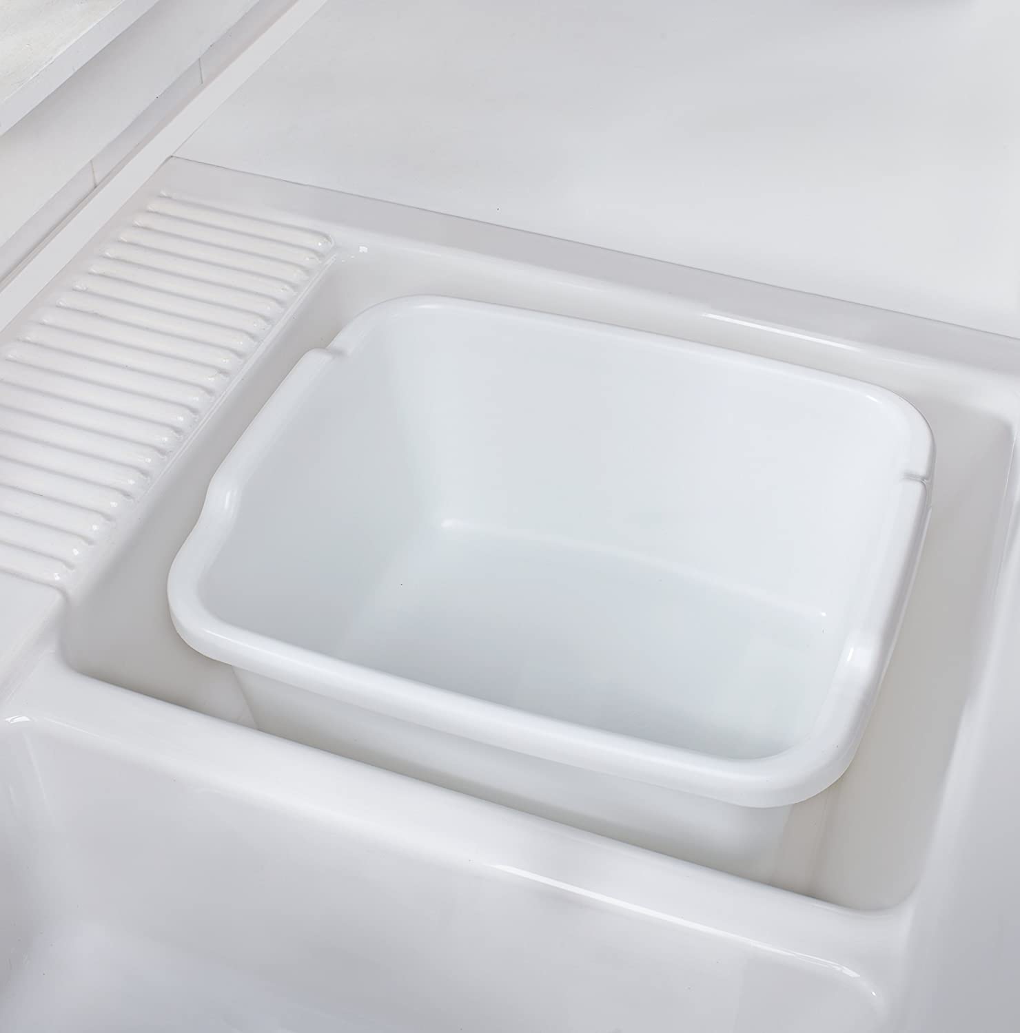 Rubbermaid Large Dishpan, White - Whole and All