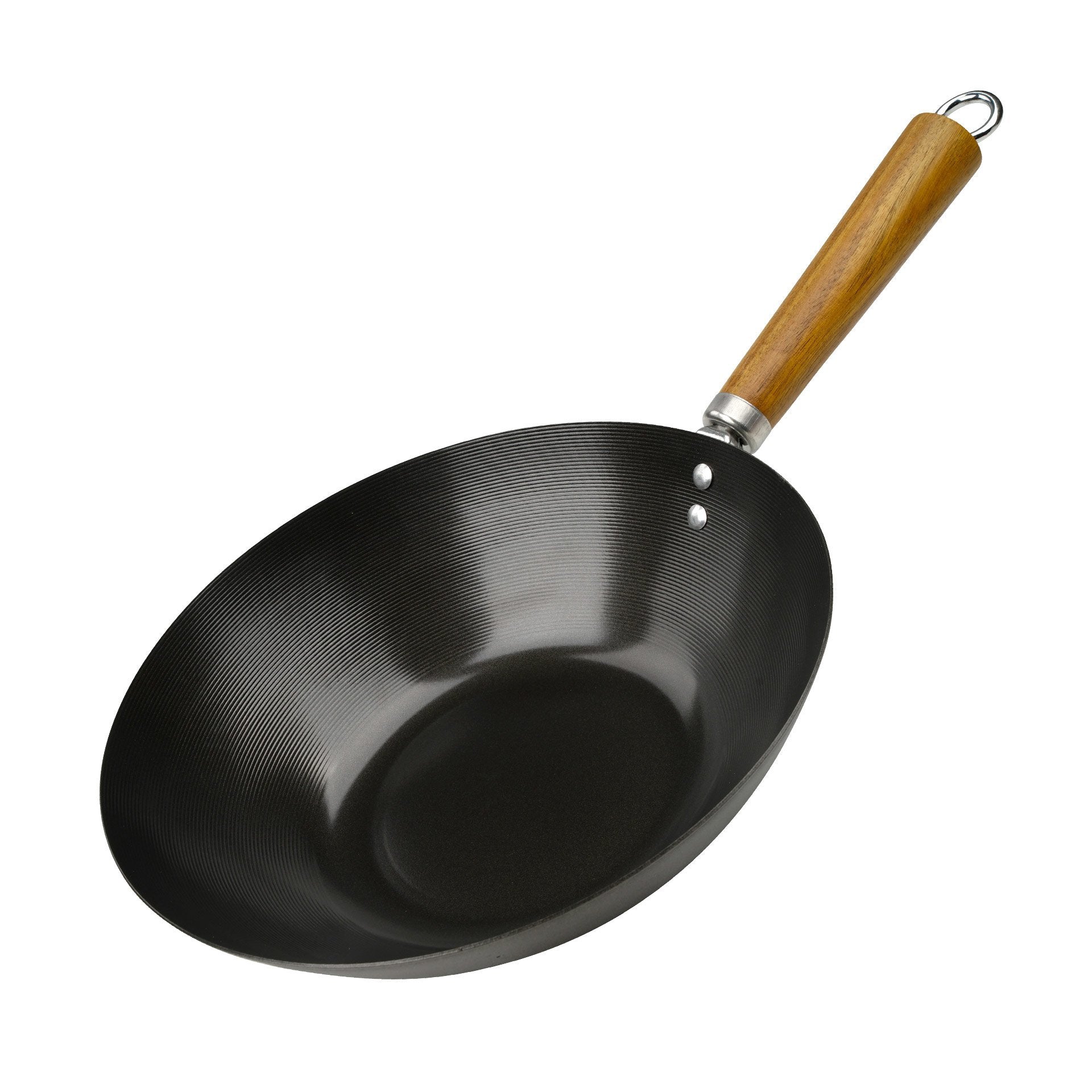 Fackelmann Wok-Pan Coated Steel With Wood Handle