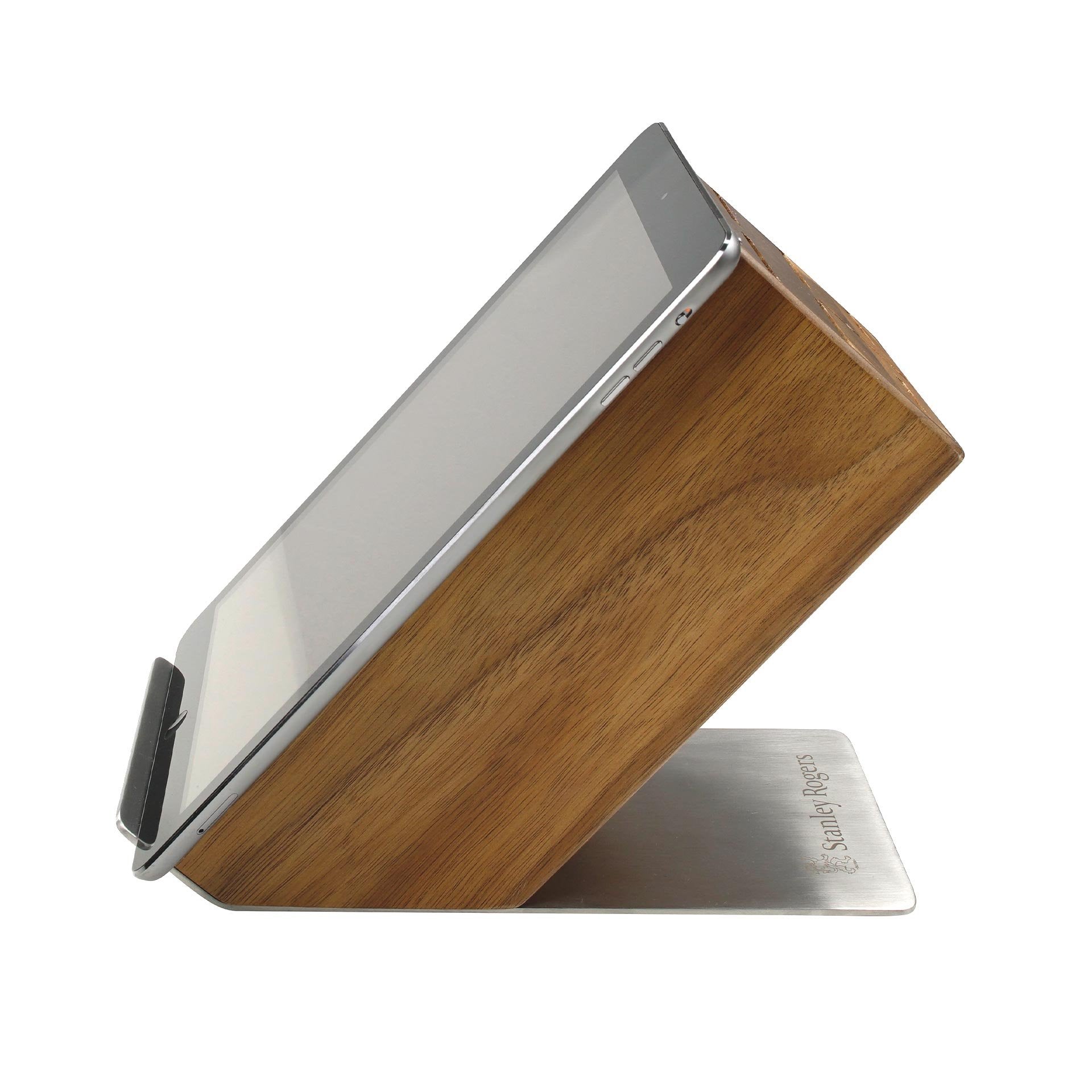 Stanley Rogers Knife Block With Tablet Holder