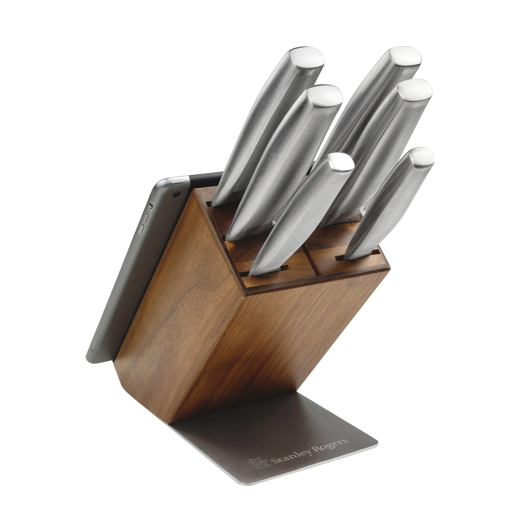 Stanley Rogers Knife Block With Tablet Holder
