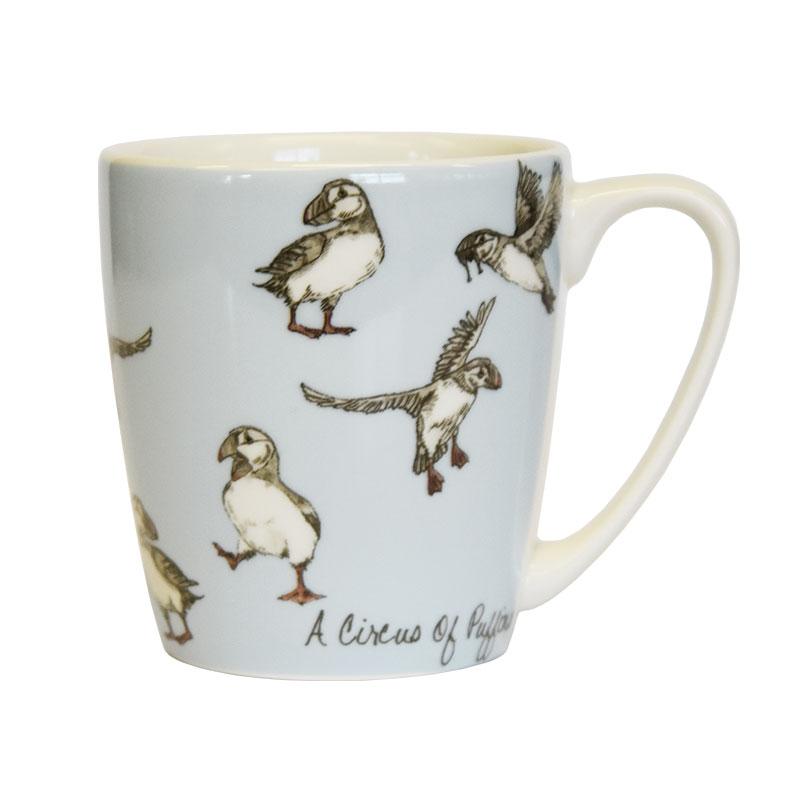 Churchill The In Crowd Acorn Mug Puffins, 300 ml - Whole and All