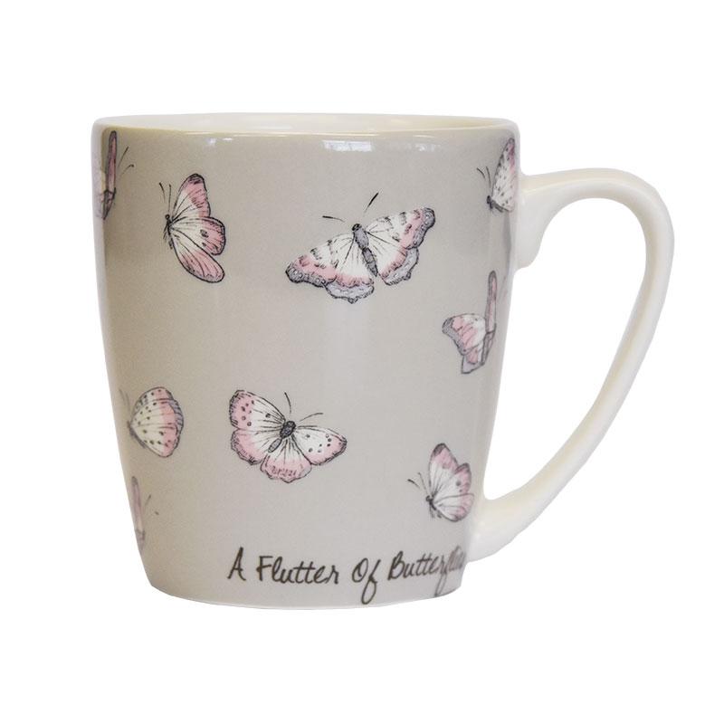 Churchill The In Crowd Acorn Mug Butterflies, 300 ml - Whole and All
