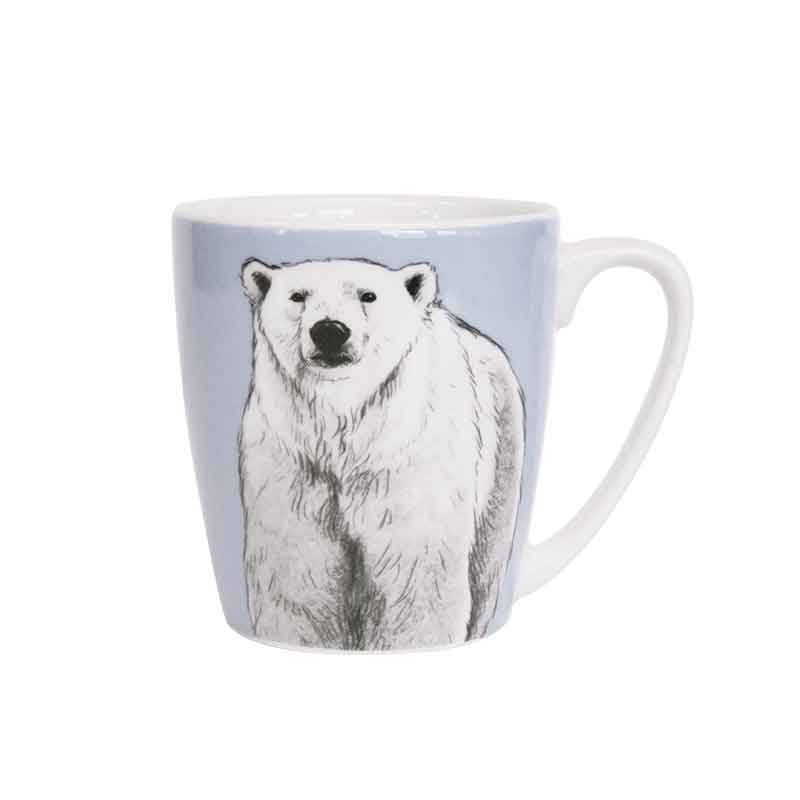 Churchill Couture Kingdom Acorn Polar Bear Mug, 300 ml - Whole and All