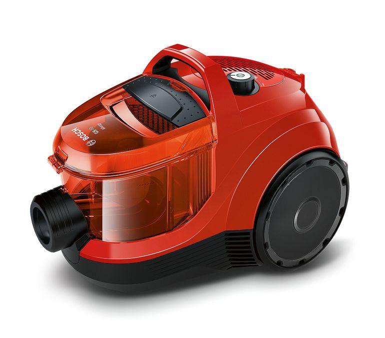 Bosch Bagless Vacuum Cleaner GS-10, Red - Whole and All