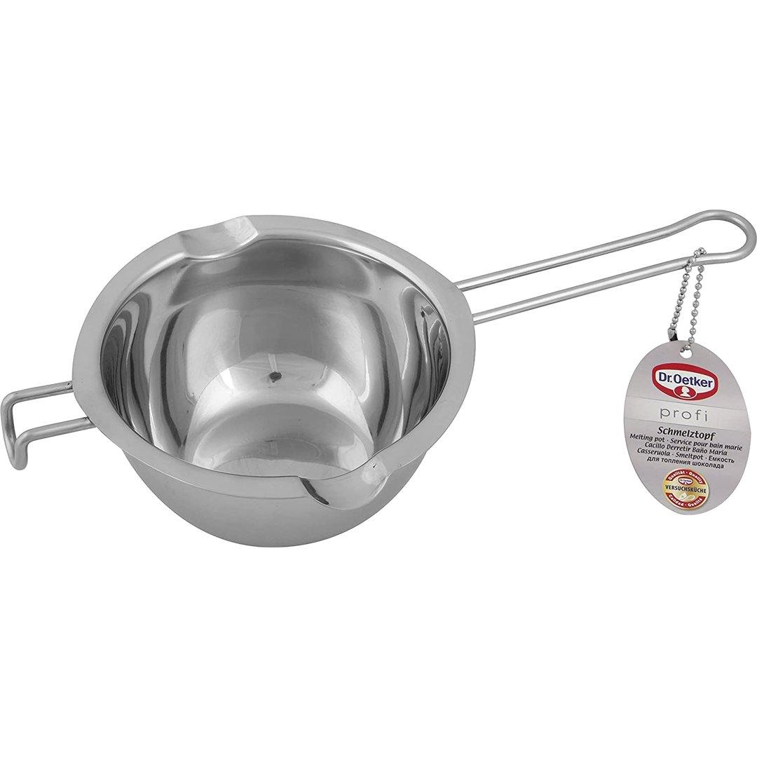 Dr. Oetker Melting Pot, Stainless Steel, Silver, 26.5X14.5 Cm - Whole and All