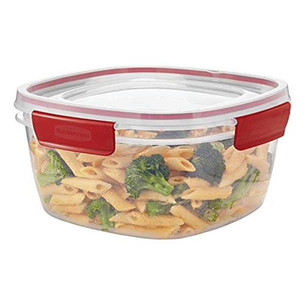 Rubbermaid EasyFindLids Food Storage Container With Tabs, 3.3L