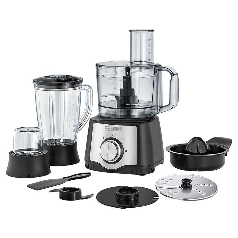 Black+Decker 600W Food Processor - Whole and All