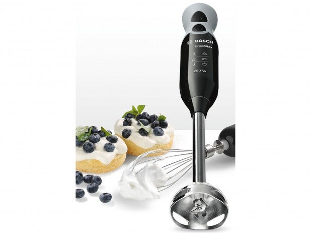 Bosch Hand Blender (750W ) with Whisker and Food Processor Attachments (Black)