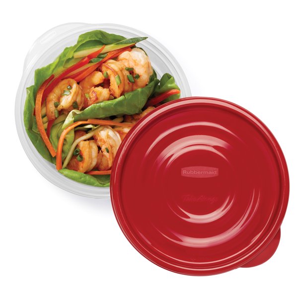 Rubbermaid TakeAlongs Small Bowl Food Storage Container, 760ml (4 pack)