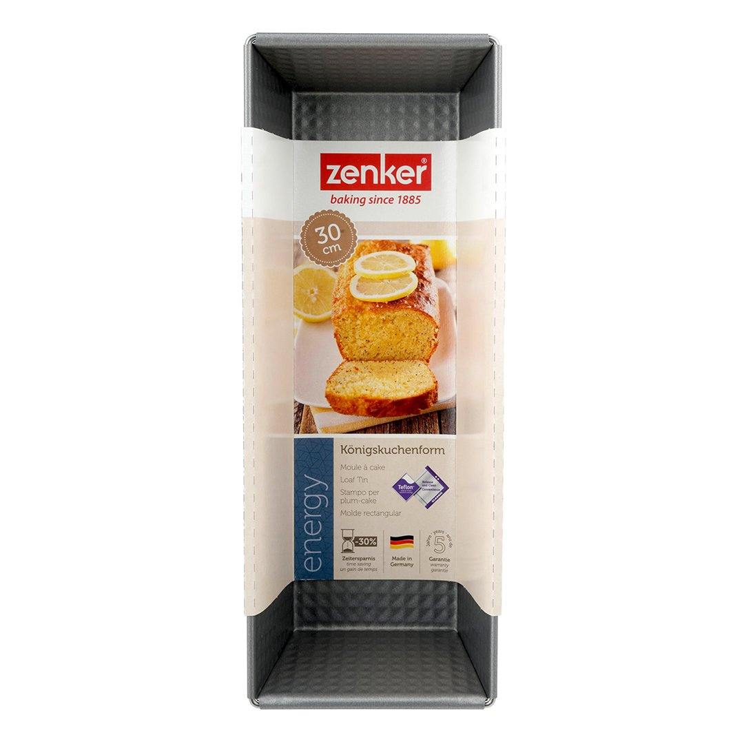 Zenker "Energy" Baking Tin, Anthracite Silver, 30.5X11.5X7 cm - Whole and All