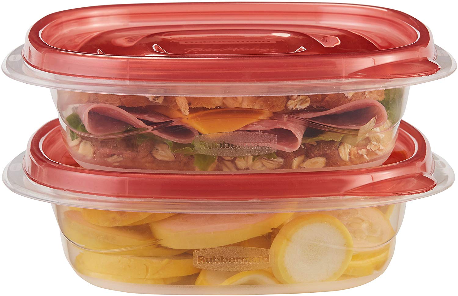 Rubbermaid Takealongs Deep Square Food Storage Container, 1.2 (8 Pack)