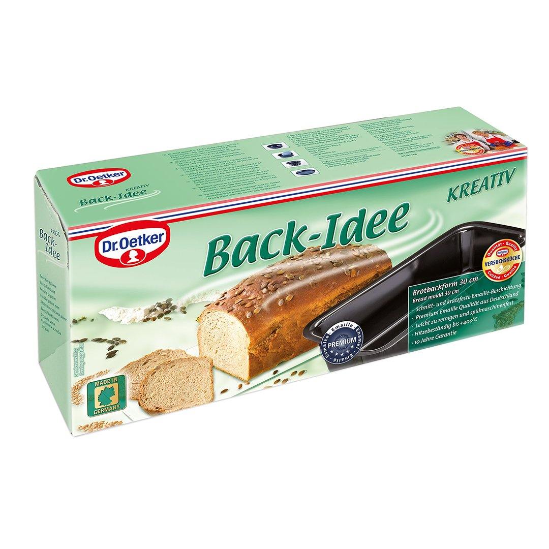 Dr. Oetker "Back-Idee Kreativ" Bread Tin Enamel, Blue, 30X14.5X8 Cm - Whole and All