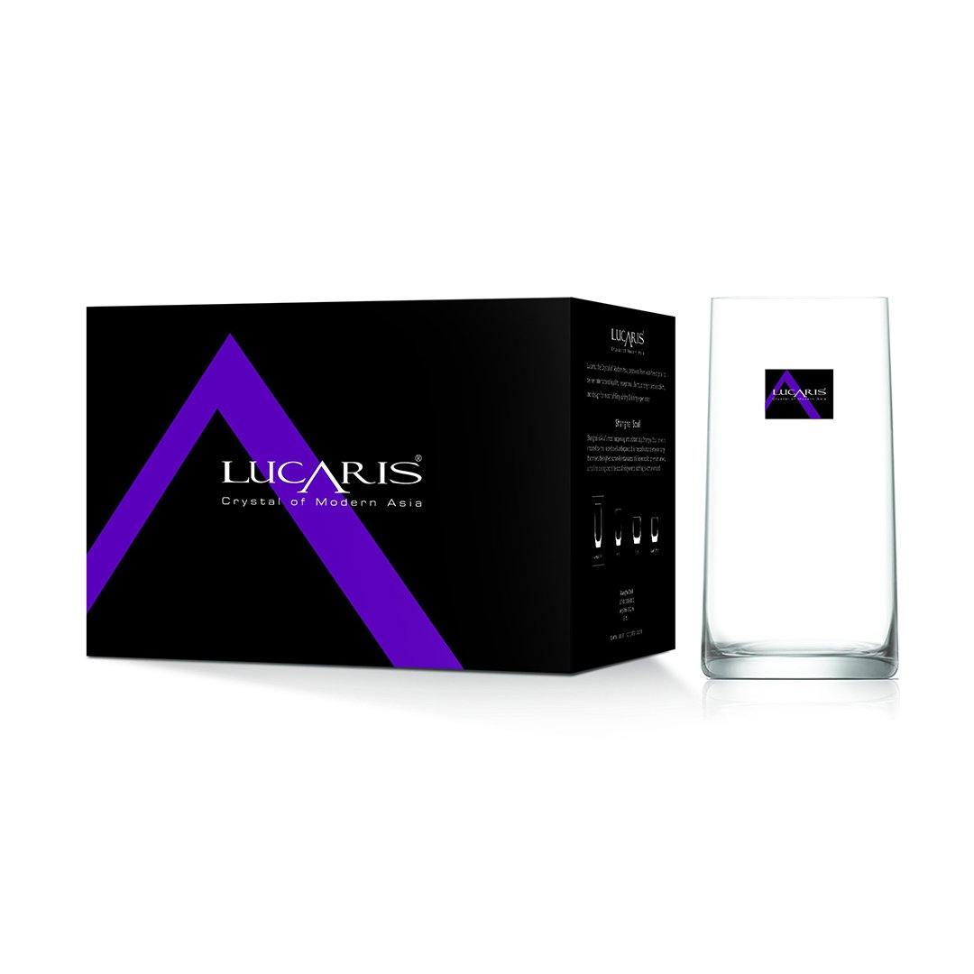 Lucaris Crystal Bankok Hiball - Set Of 6 Pcs - Whole and All