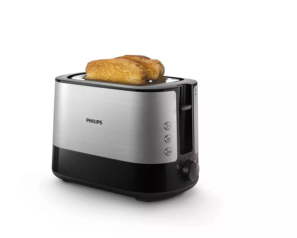 Philips  Viva Collection 2 Slots Toaster (Black)