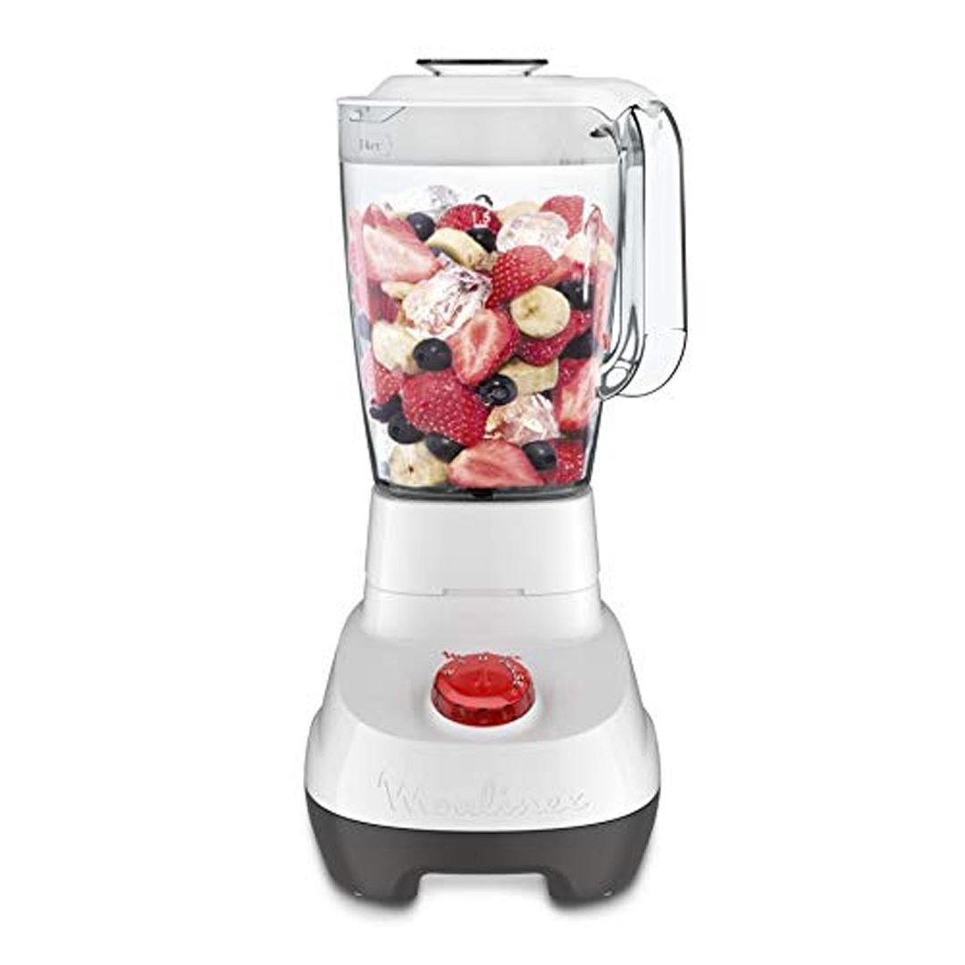 Moulinex Super Blender 2 Attachments, 700W (White Black) - Whole and All